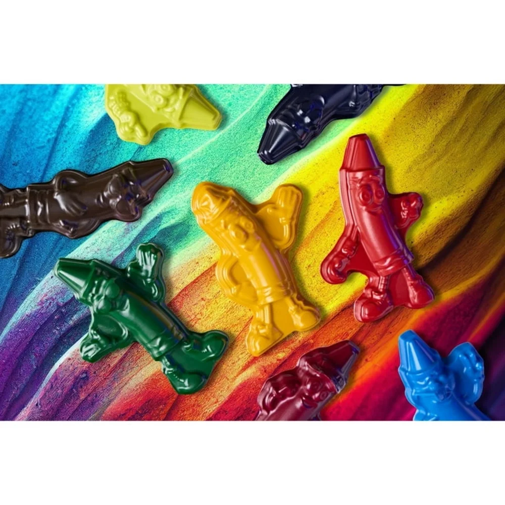 🫟NWT Crayola Tip Character Shaped Crayons, 8 Ct, Limited Edition Retired ColorS